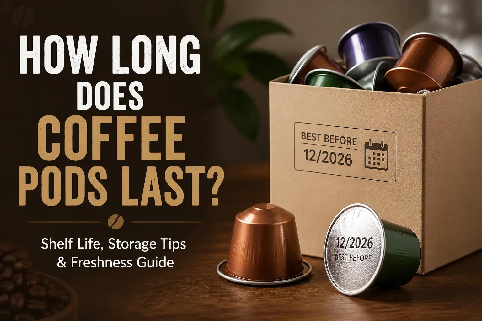 How long does coffee pods last?