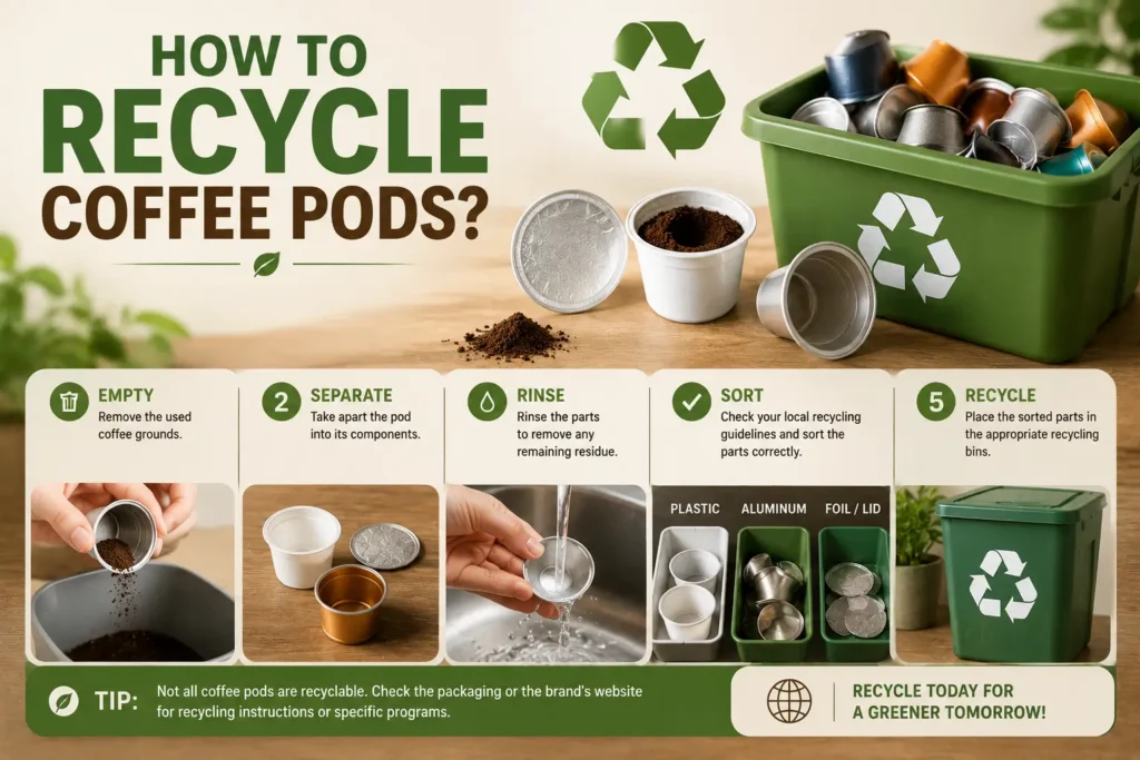 How to recycle coffee pods?