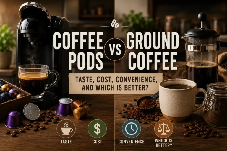 Coffee Pods vs Ground Coffee feature image