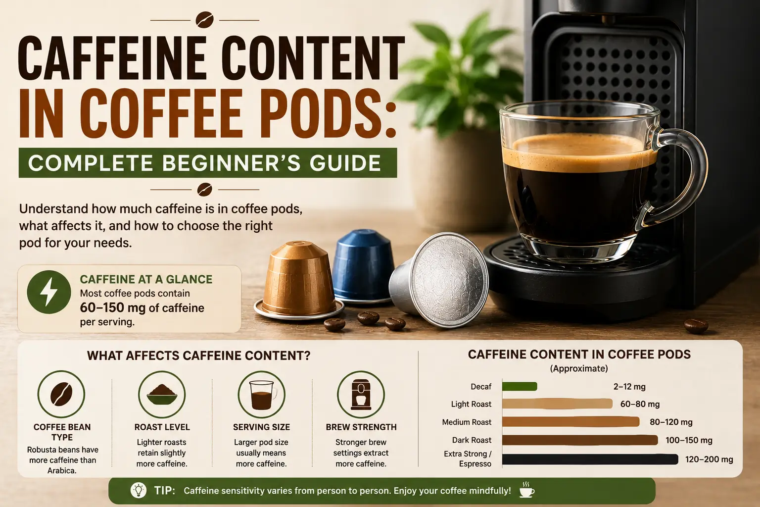 Caffeine Content Banner