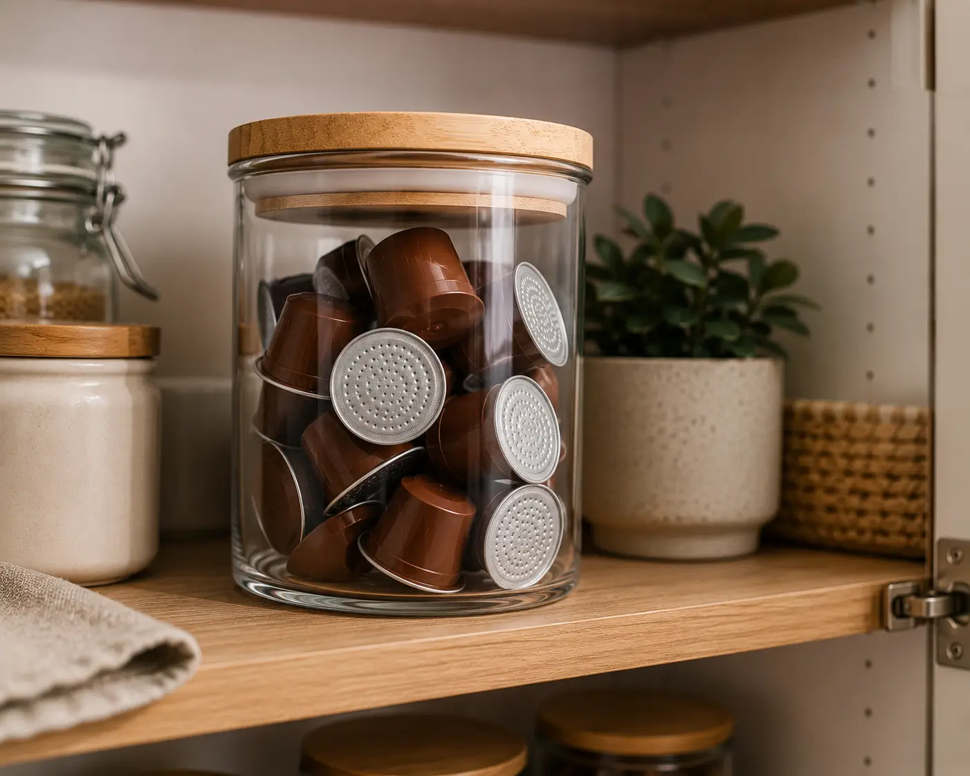 Assorted chicory coffee pods and packages