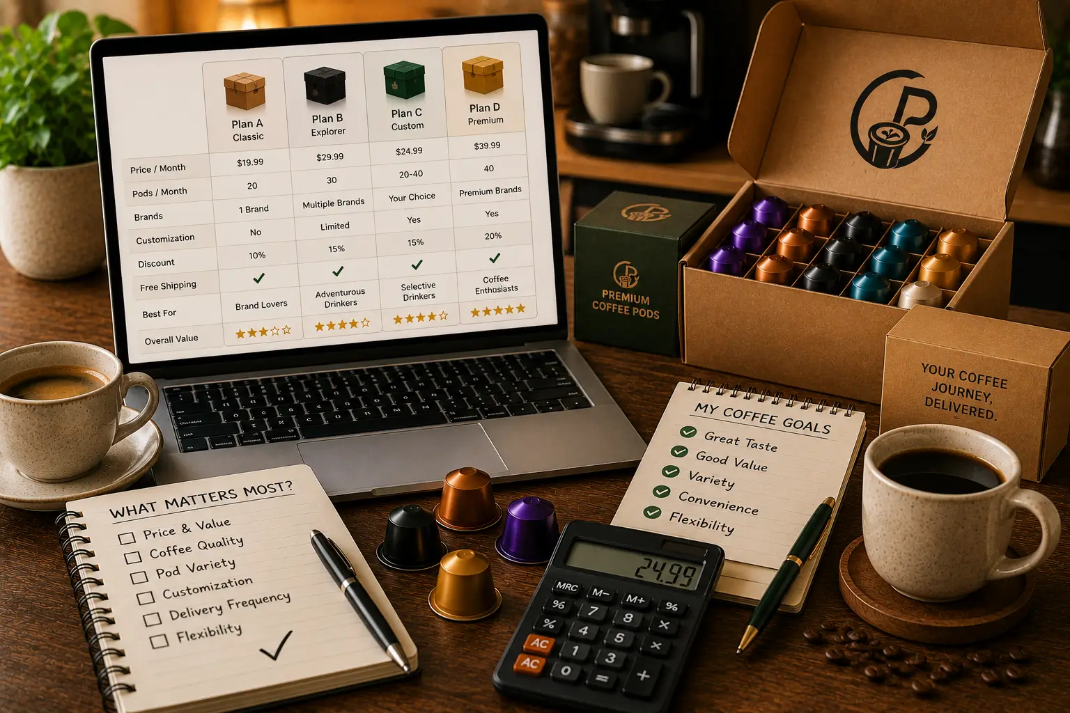 Choosing the best coffee pod subscription with compatibility delivery frequency quantity and discounts