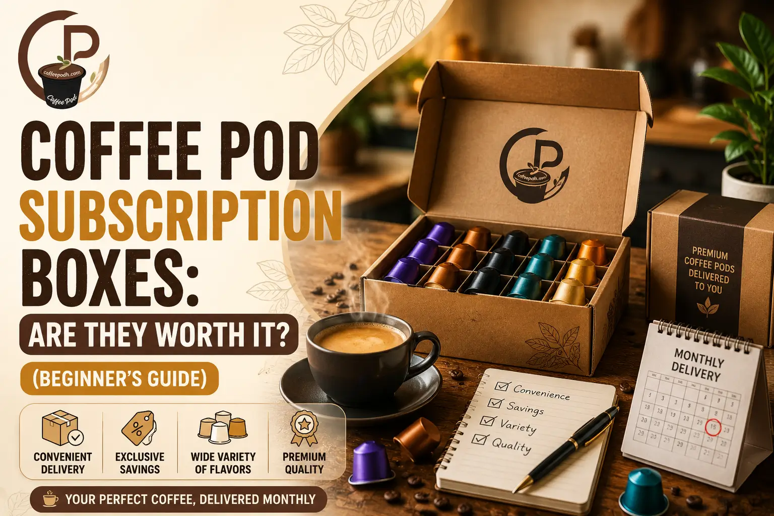 Coffee Pod Subscription Boxes feature image