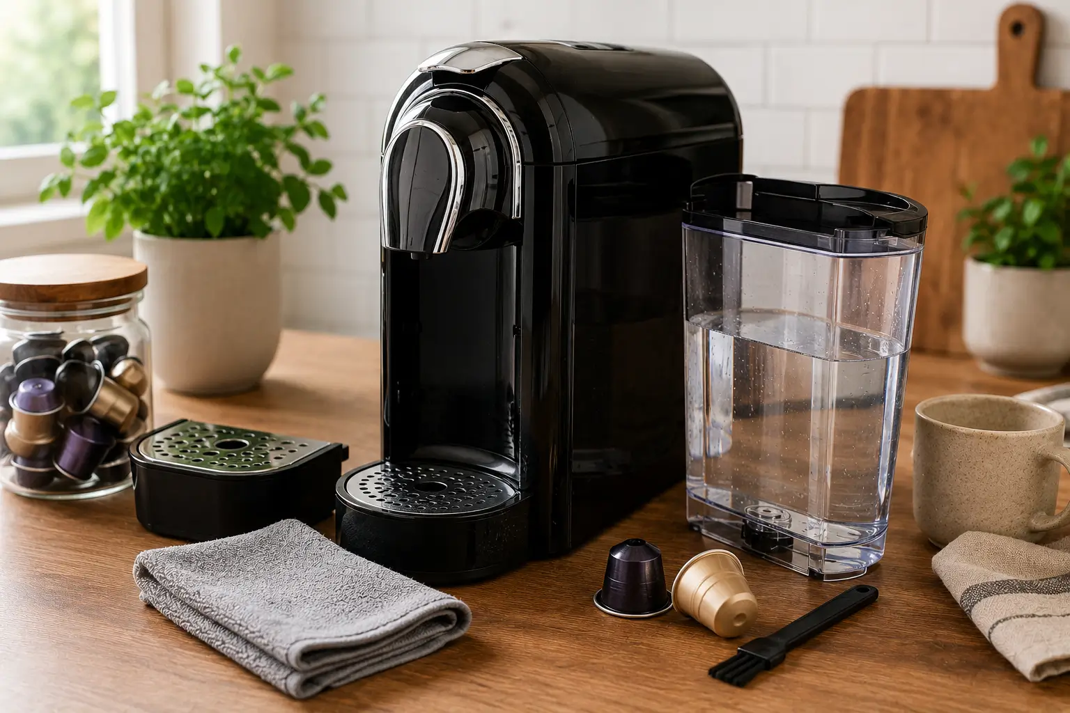 Coffee machine cleaning and maintenance guide