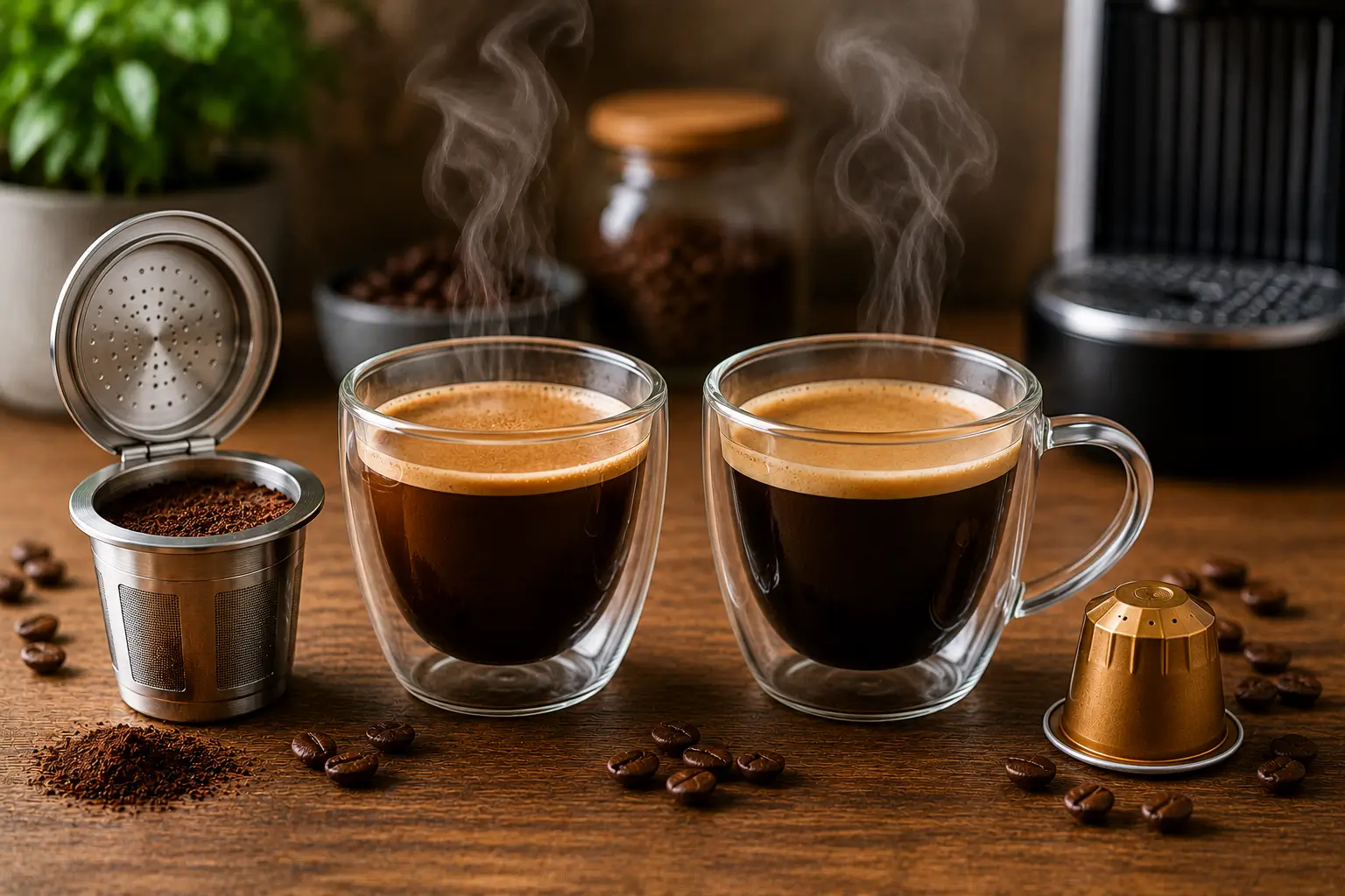 Coffee quality and freshness comparison
