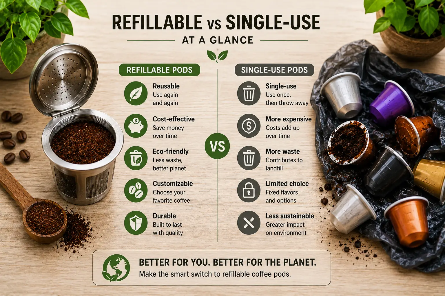 Common mistakes with refillable coffee pods