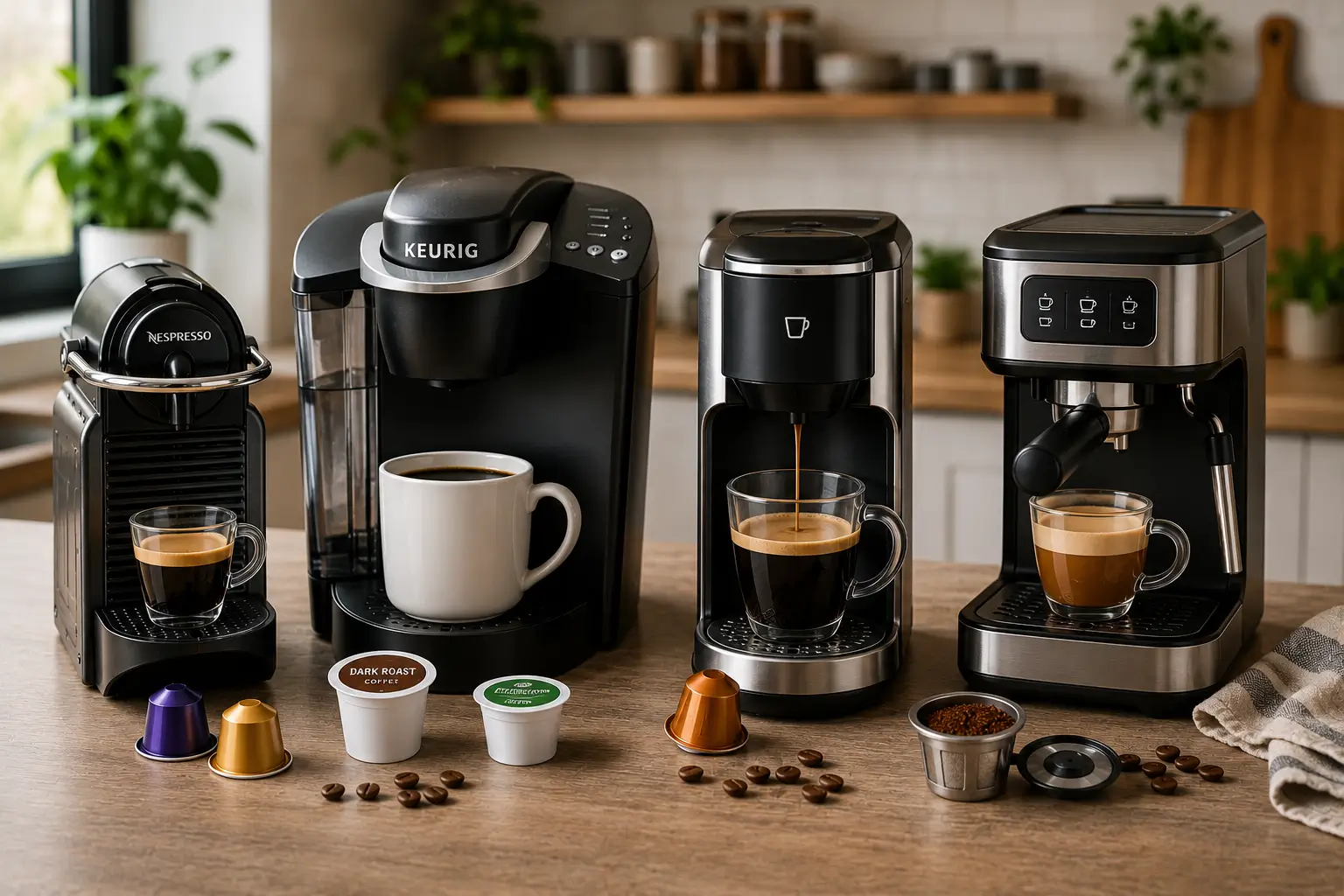 Coffee Pod Machine Types Different coffee pod machine types