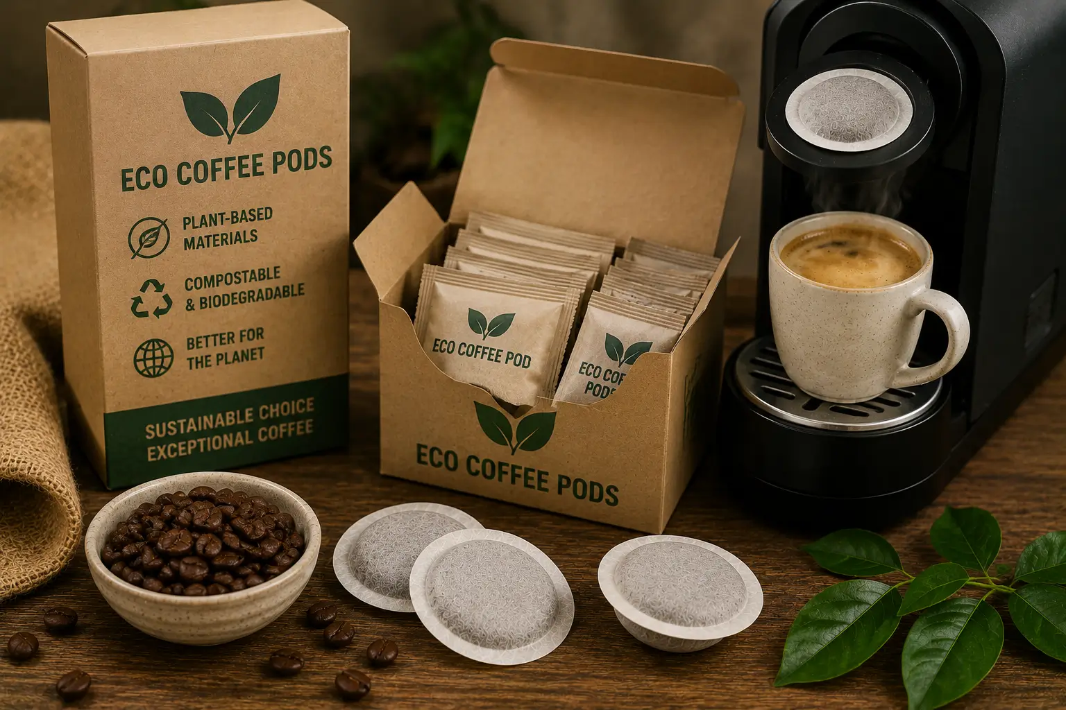 Future of sustainable coffee pods Future of sustainable coffee pods