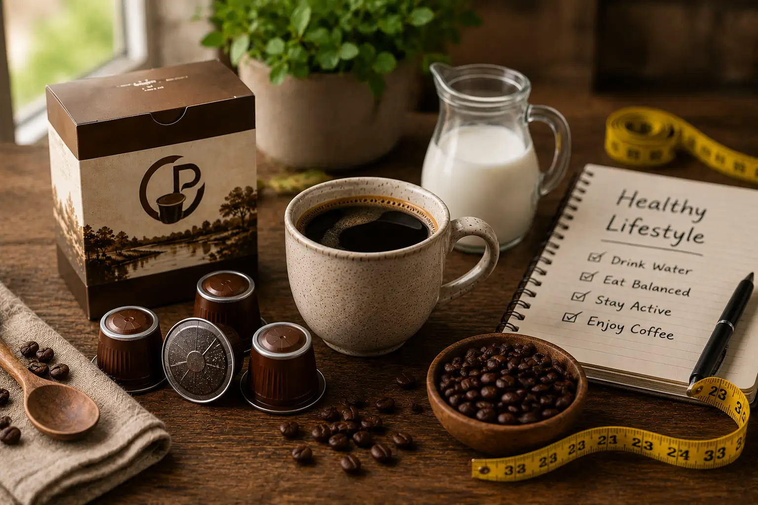 Healthy coffee lifestyle with Mississippi Mud coffee