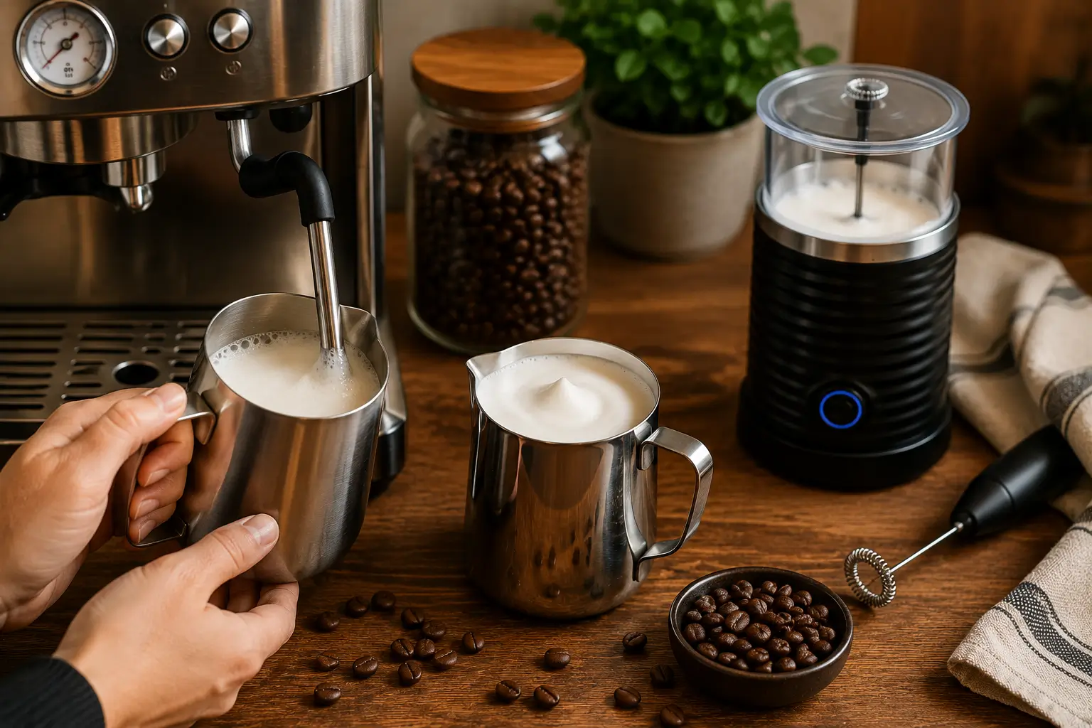 How to froth milk for specialty coffee?