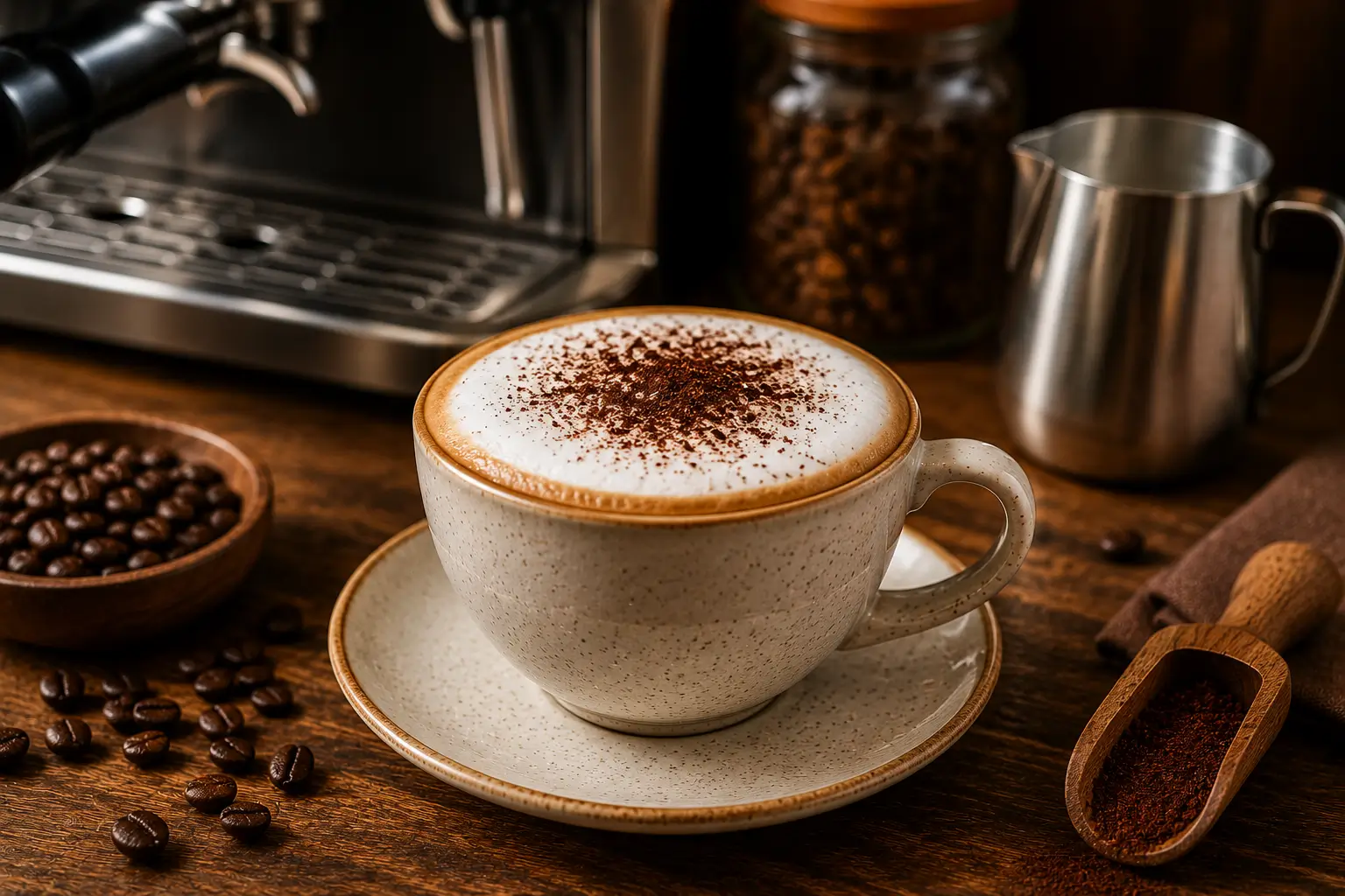 How to make a cappuccino at home