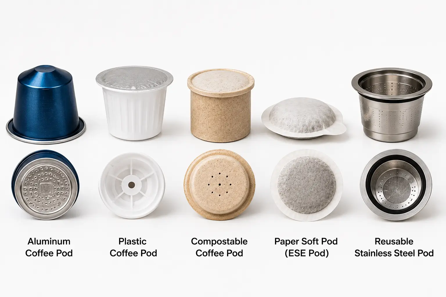 Main Coffee Pod Material Types Main types of coffee pod materials