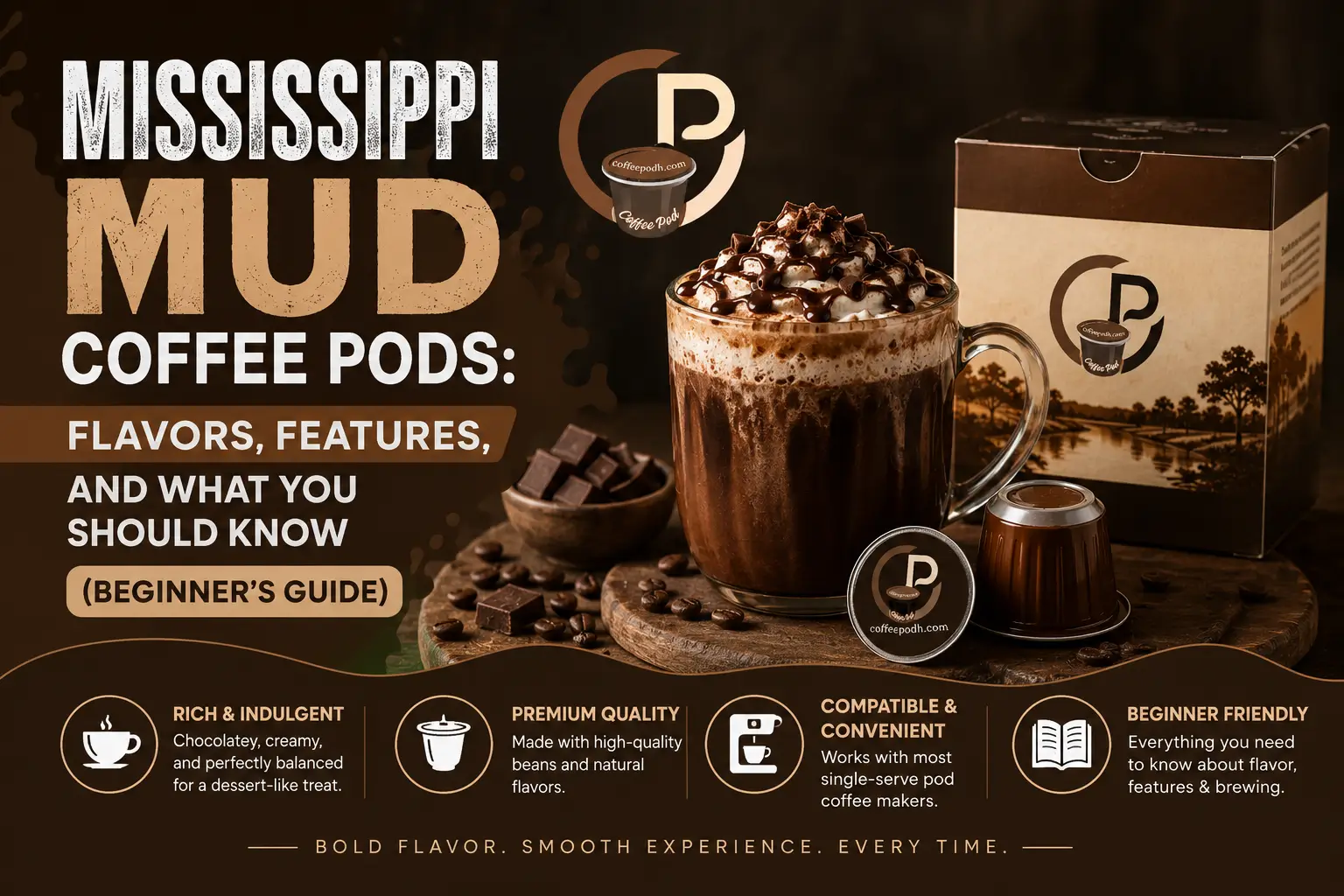 Mississippi Mud Coffee Pods feature image