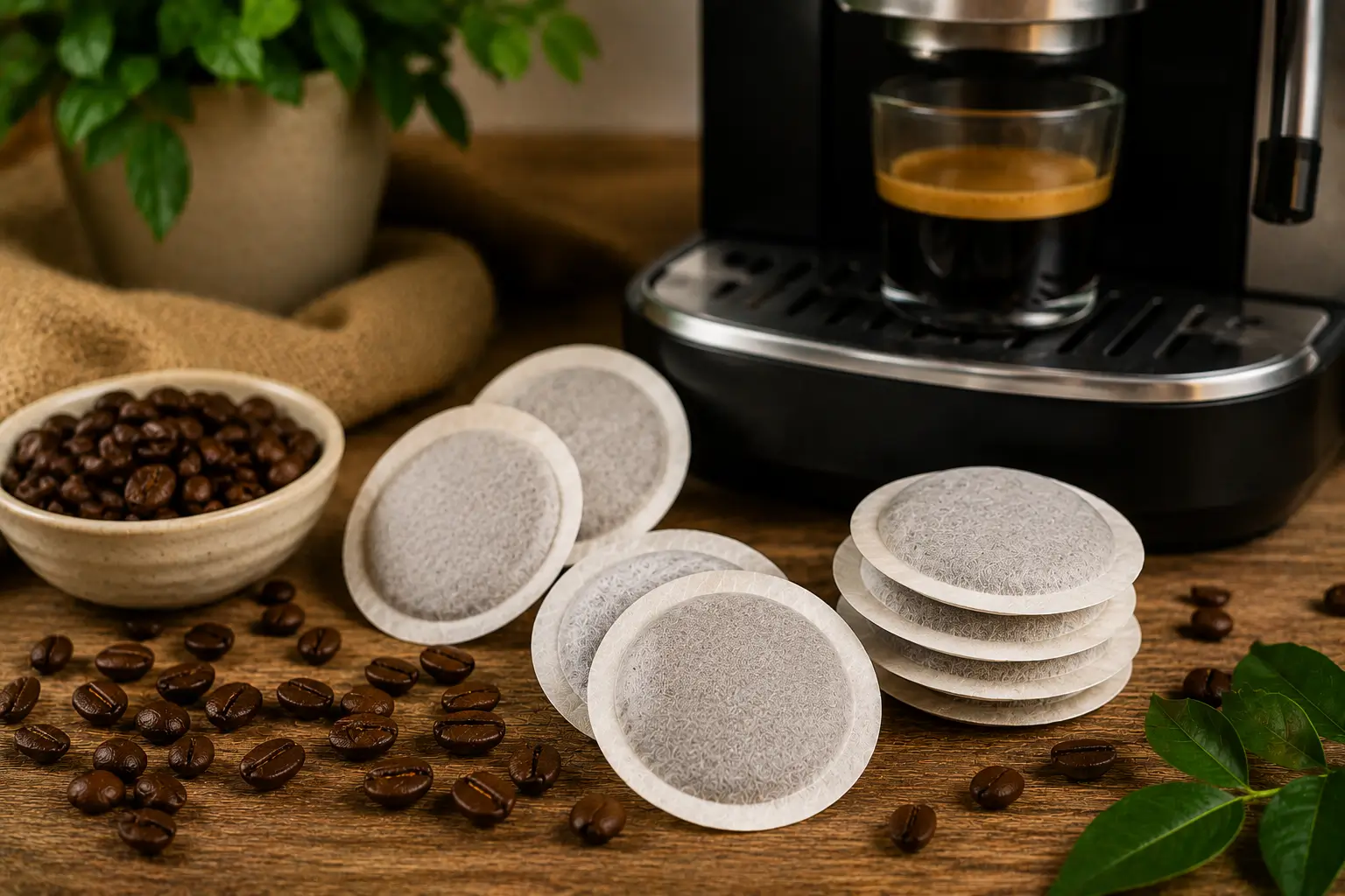 Paper soft pods ESE pods Paper soft pods ESE pods