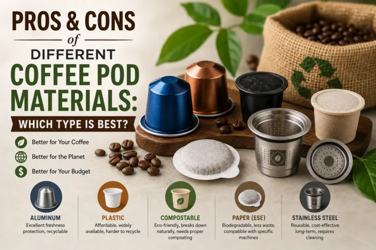 Pros & Cons of Different Coffee Pod Materials feature image