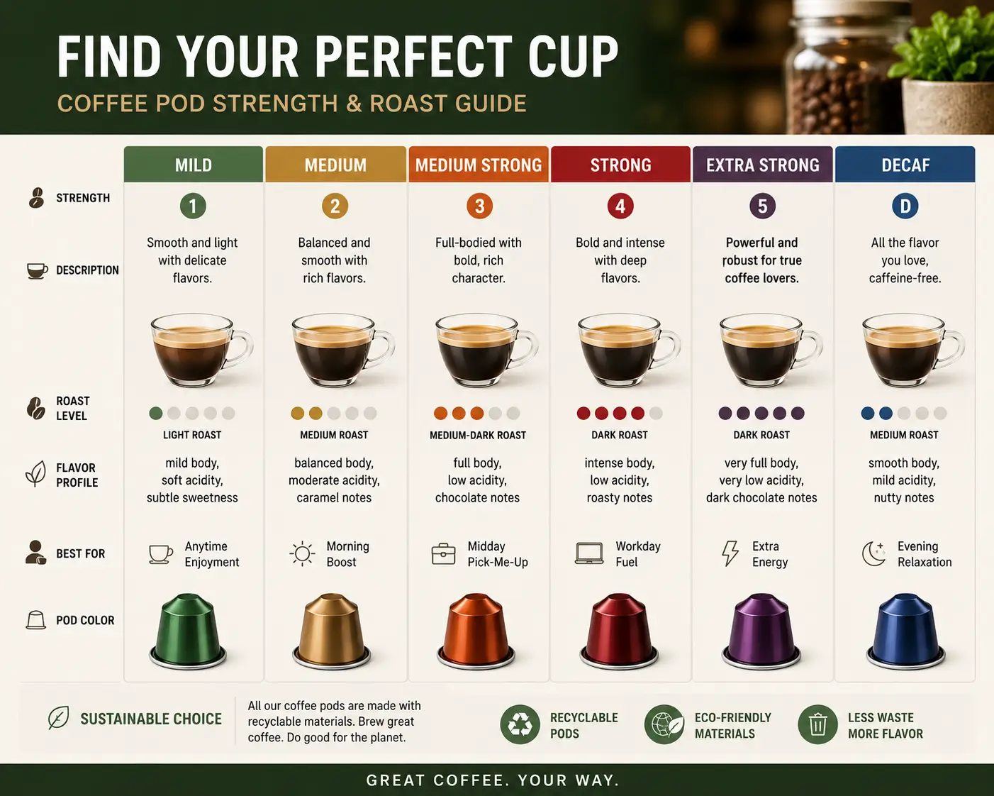 Specialty Drink Brewing With Coffee Pods Specialty drinks with coffee pods