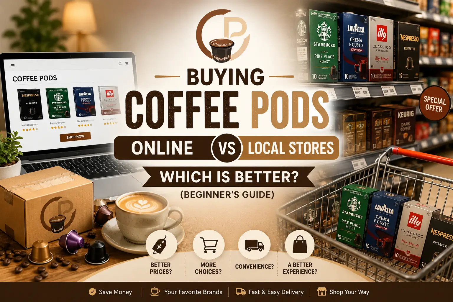 Buying Coffee Pods Online vs Local Stores feature image