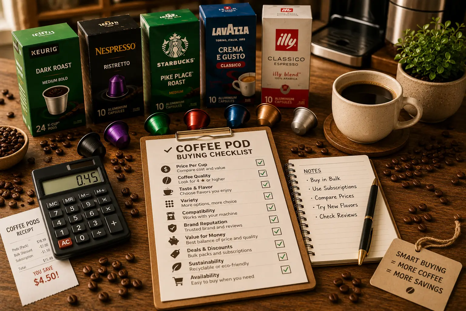 Choosing the best value coffee pod brand with machine compatibility taste price and variety