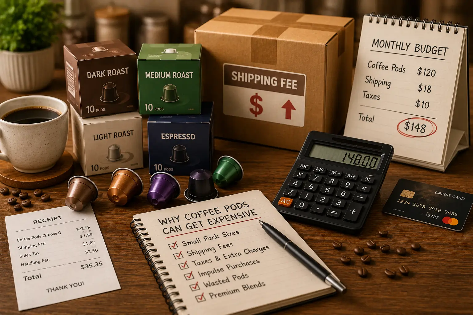 Why Coffee Pods Become Expensive Why coffee pods become expensive with shipping fees small boxes and premium pods