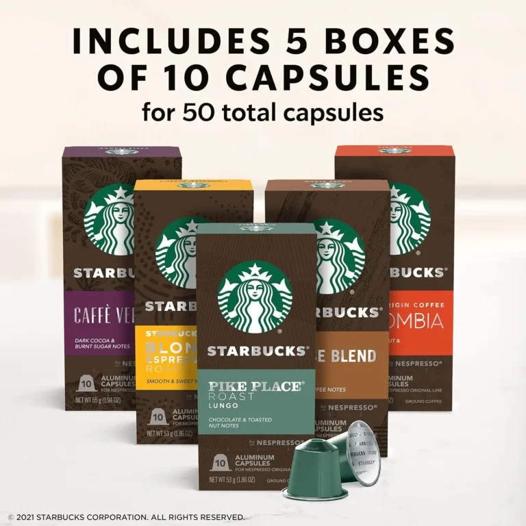 Starbucks by Nespresso Original Variety Pack, 50 Count