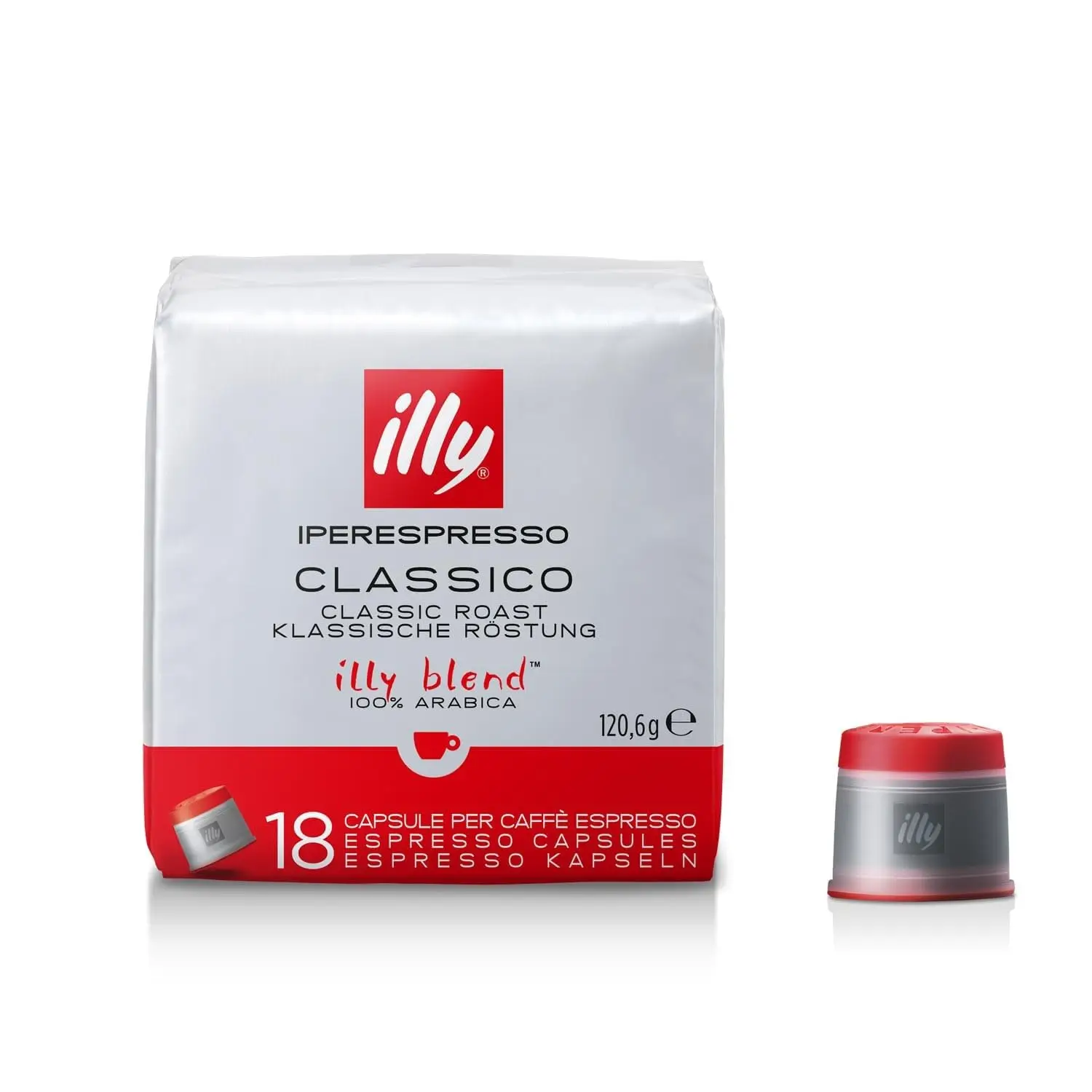 Illy iperEspresso Classico medium roast 18-capsule pack