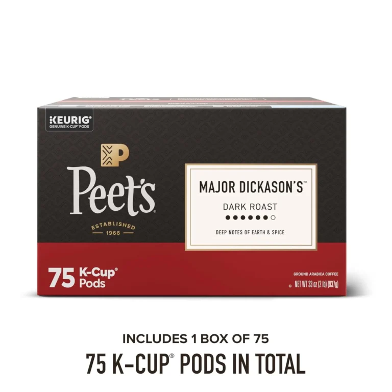 Peet’s Major Dickason’s Blend K-Cup Pods, 75 Count
