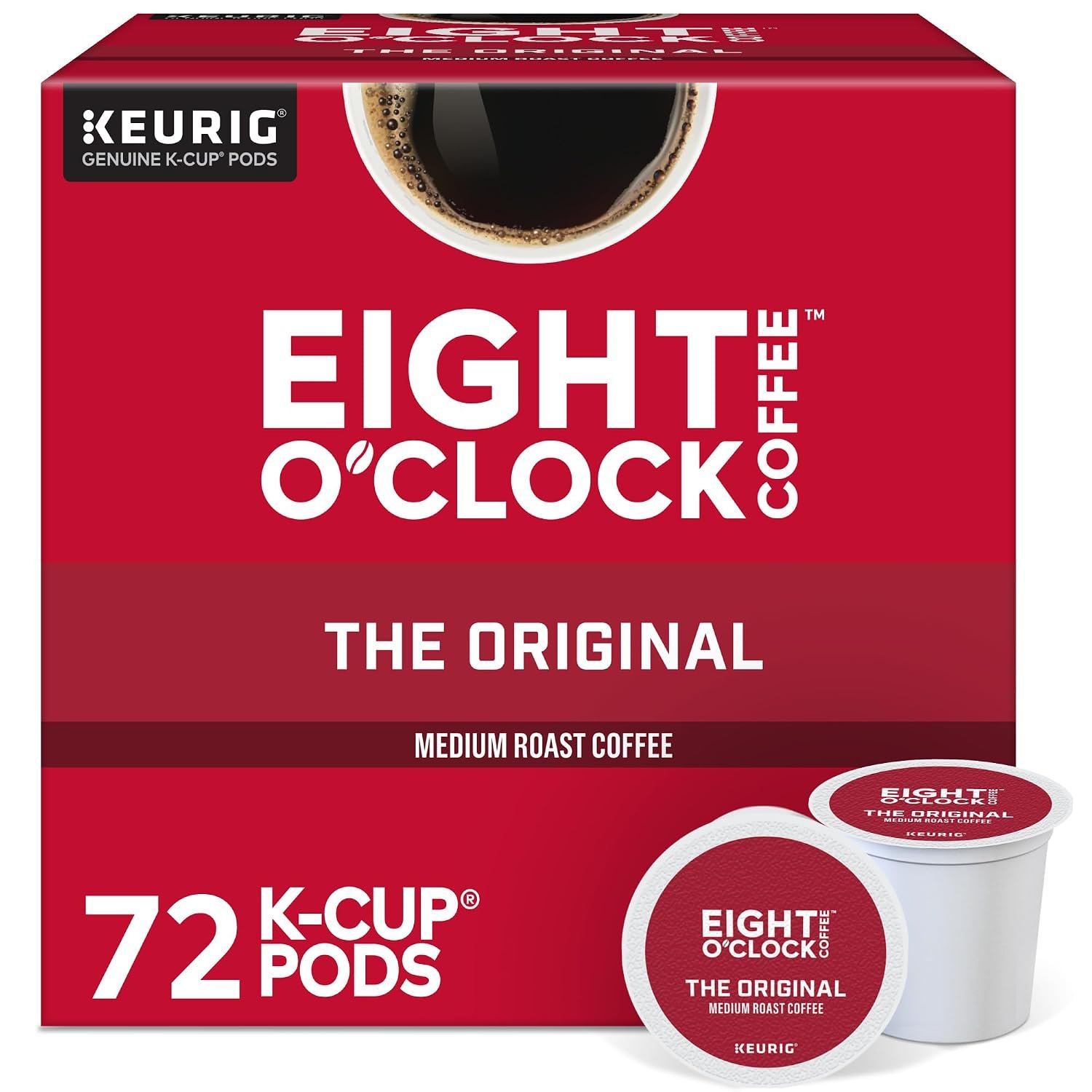 Eight O'Clock The Original K-Cup Pods 72 count