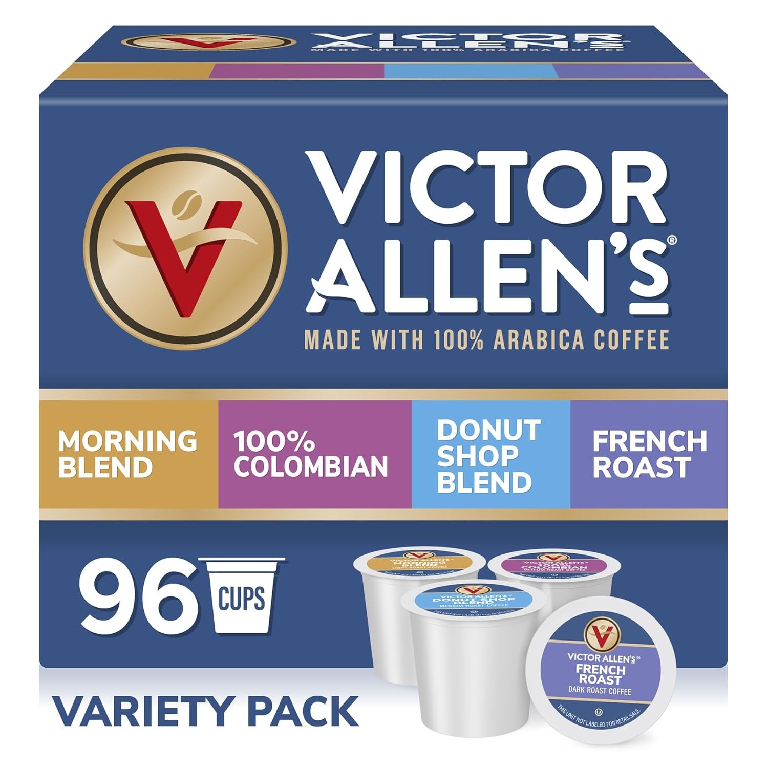 Victor Allen's Coffee Favorites Variety Pack 96 count