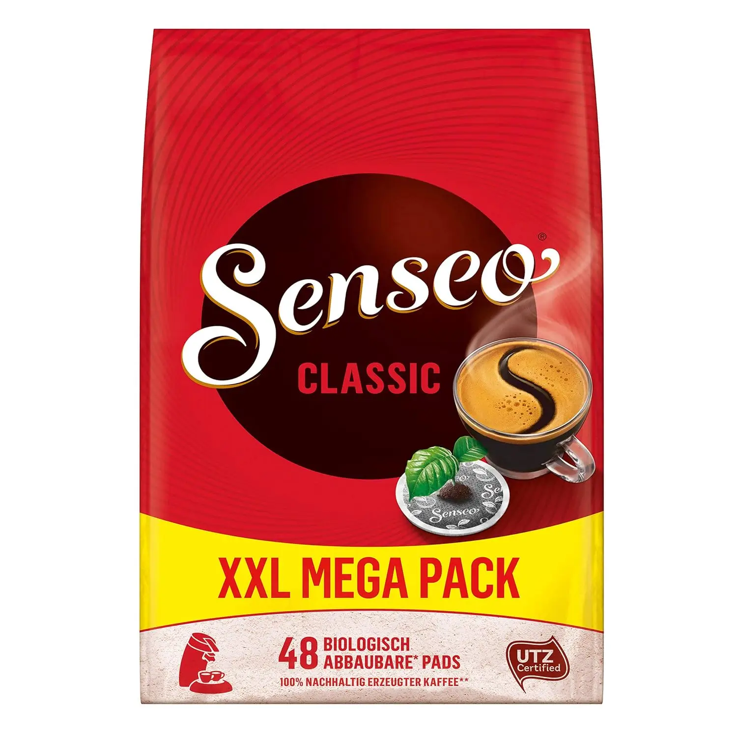 Senseo Classic Medium Roast Coffee Pads, 48 Count primary product image