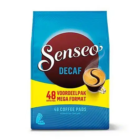 Senseo Decaf Medium Roast Coffee Pads, 144 Count feature image