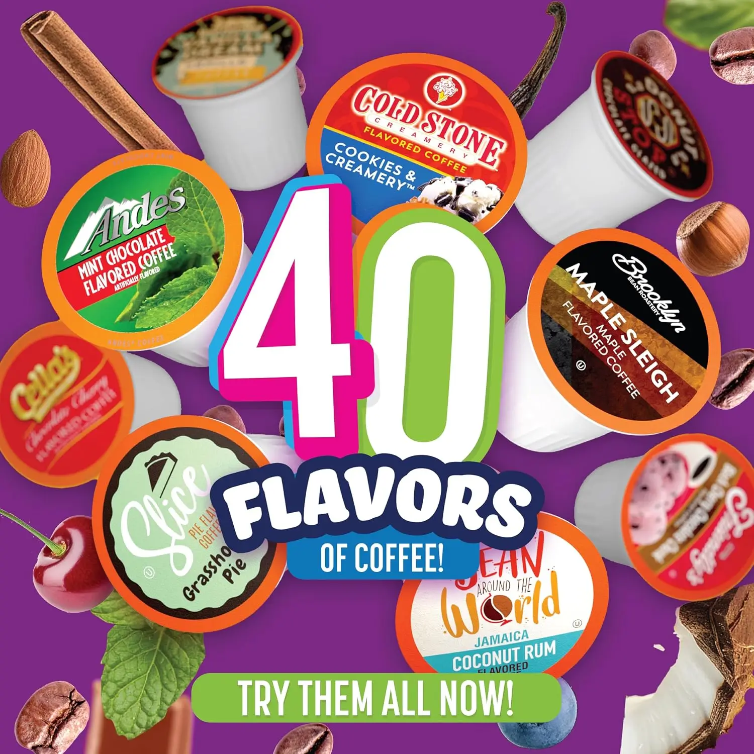 Two Rivers flavored coffee variety pack